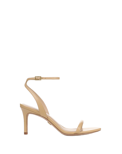 STRAPPY LEATHER ANKLE STRAP STILETTO SANDAL