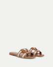 VIA SLIDE FABRIC SANDAL