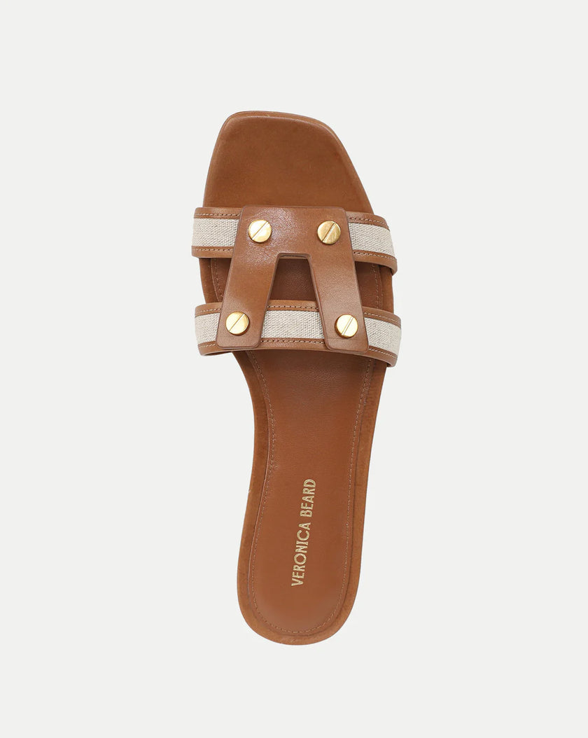 VIA SLIDE FABRIC SANDAL
