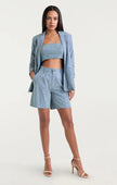 CHAMBRAY HEATSET KYLIE JACKET