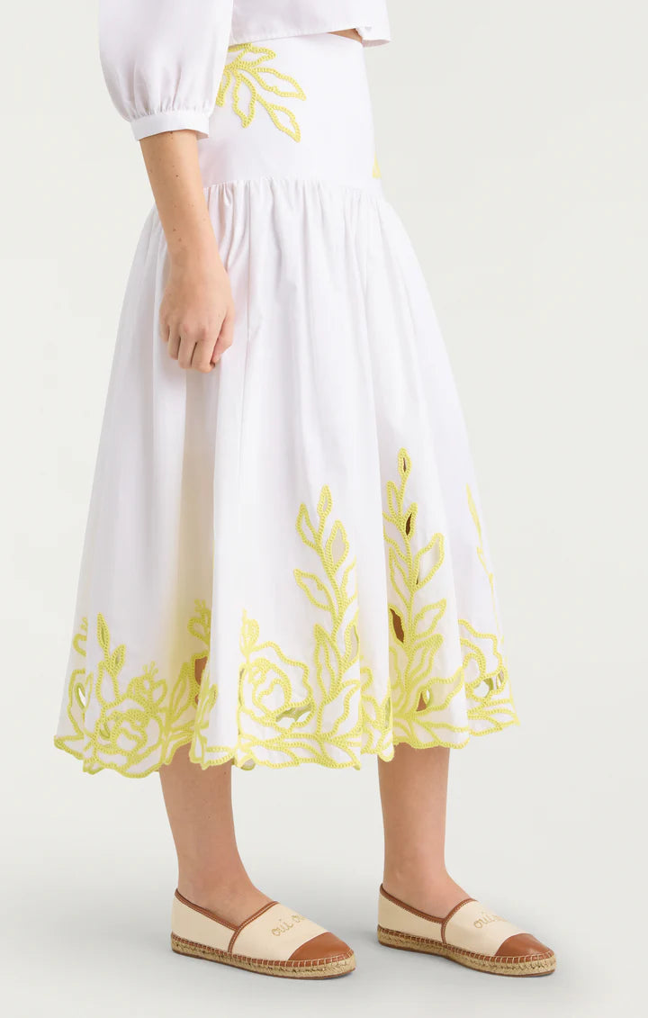 TRAILING PEONIES TILDA SKIRT
