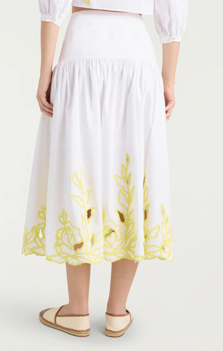 TRAILING PEONIES TILDA SKIRT