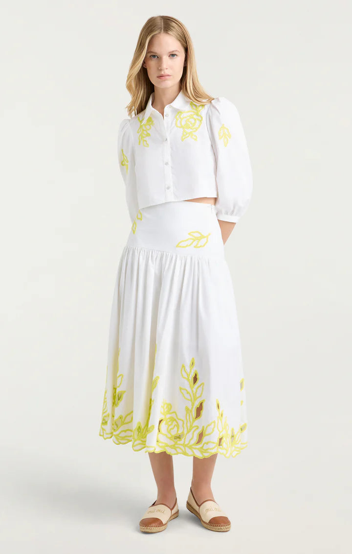 TRAILING PEONIES TILDA SKIRT