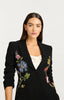 FLORAL MIXED MEDIA SCRUNCHED CHEYENNE BLAZER