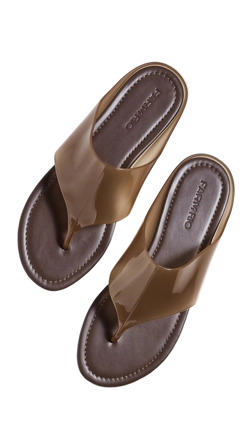 JELLY THONG FLAT SANDAL