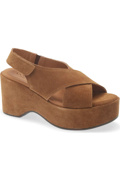 JESSIE CRISSCROSS PLATFORM SANDAL