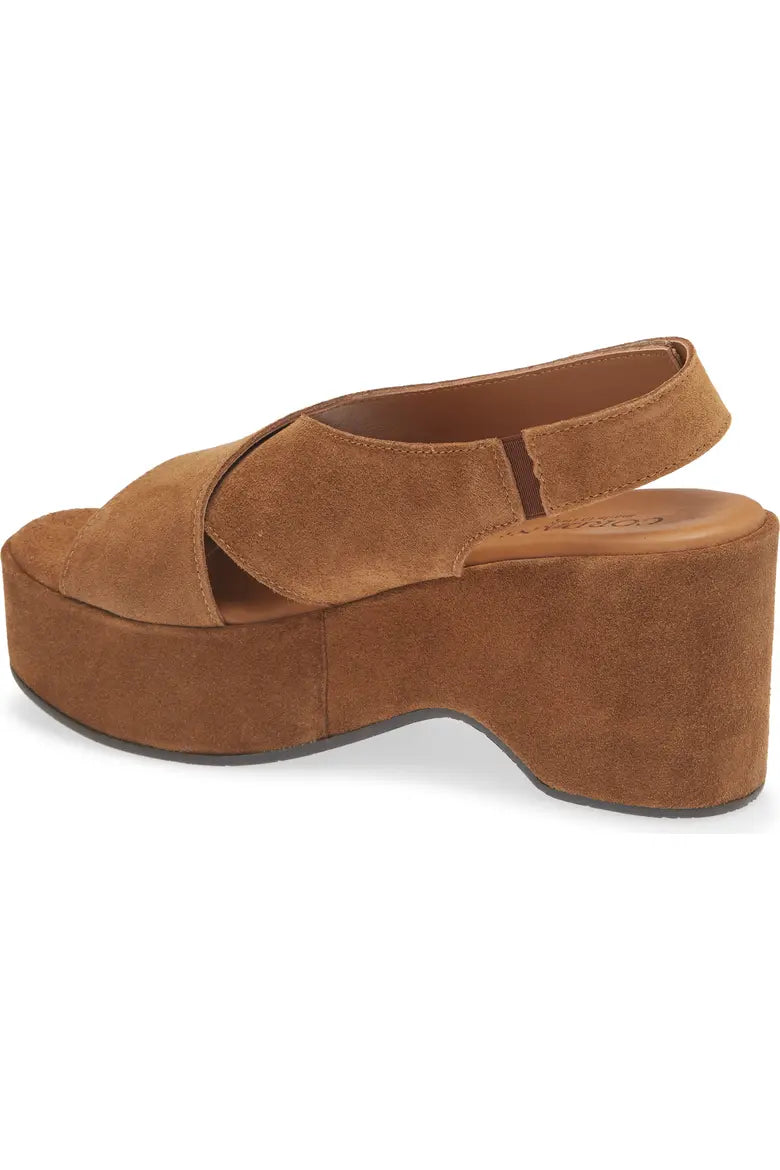 JESSIE CRISSCROSS PLATFORM SANDAL