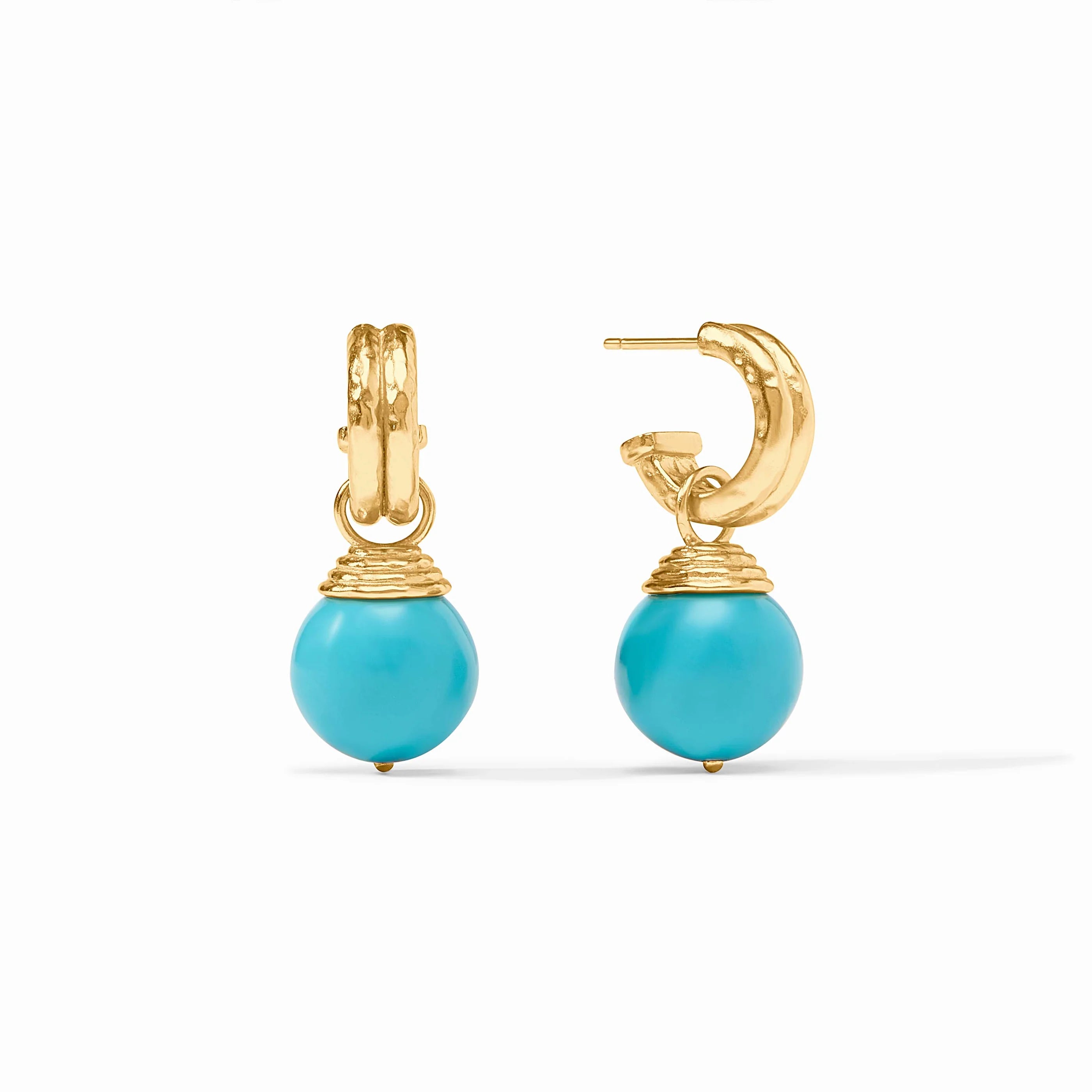 BONBON HOOP AND CHARM EARRING