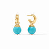 BONBON HOOP AND CHARM EARRING