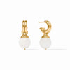 BONBON HOOP AND CHARM EARRING