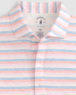 BARTON STRIPED TOP SHELF PERFORMANCE POLO