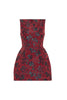 BANCO DRESS IN ROSETTE JACQUARD