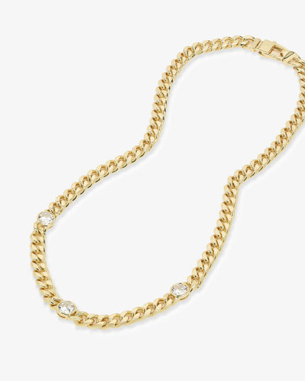 JULIAN TRIPLE DIAMOND NECKLACE 18 INCH