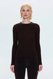 JUNO FEATHER WEIGHT SWEATER IN MOCHA
