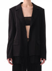 LACE HEM BLAZER