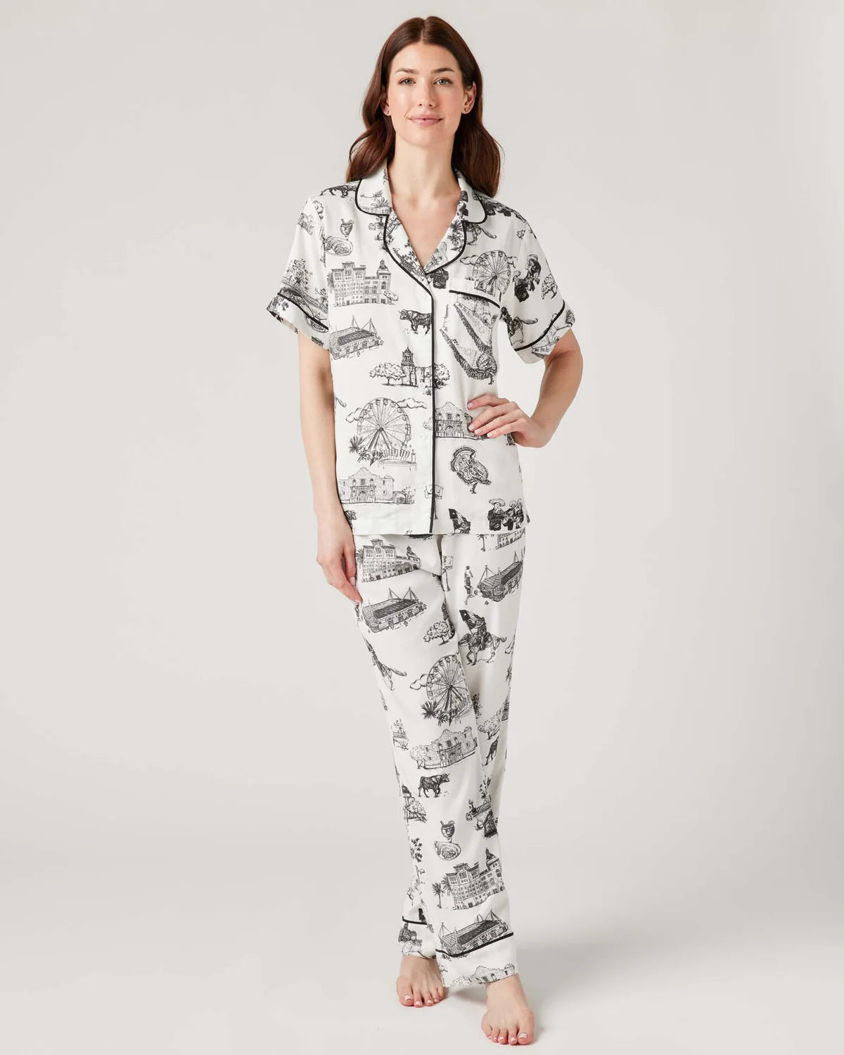 SAN ANTONIO TOILE PAJAMA PANTS SET