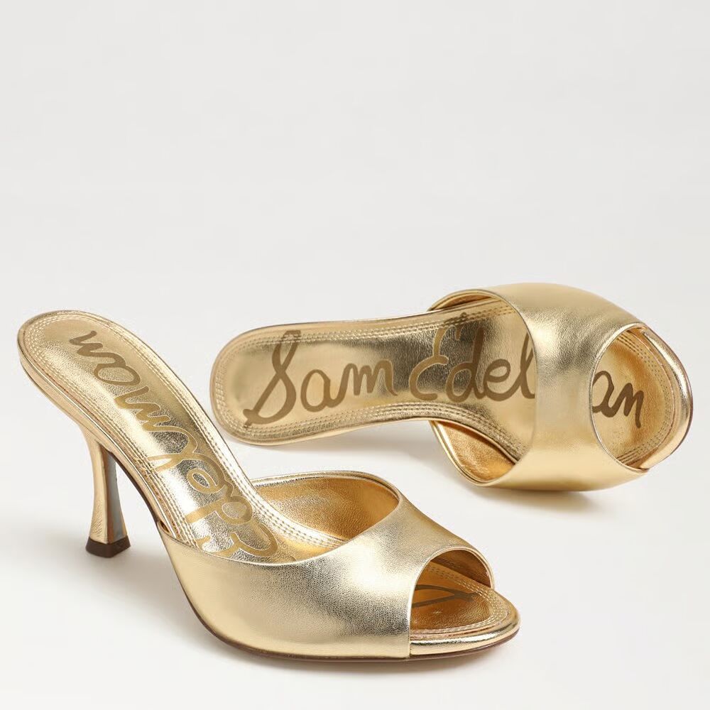 JEANIE HEELED MULE