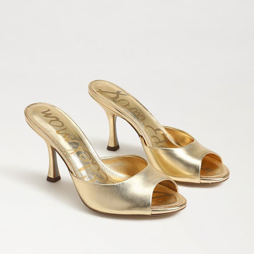 JEANIE HEELED MULE