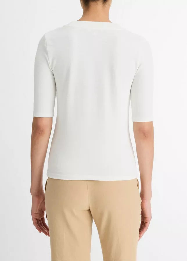JERSEY ELBOW SLEEVE HENLEY