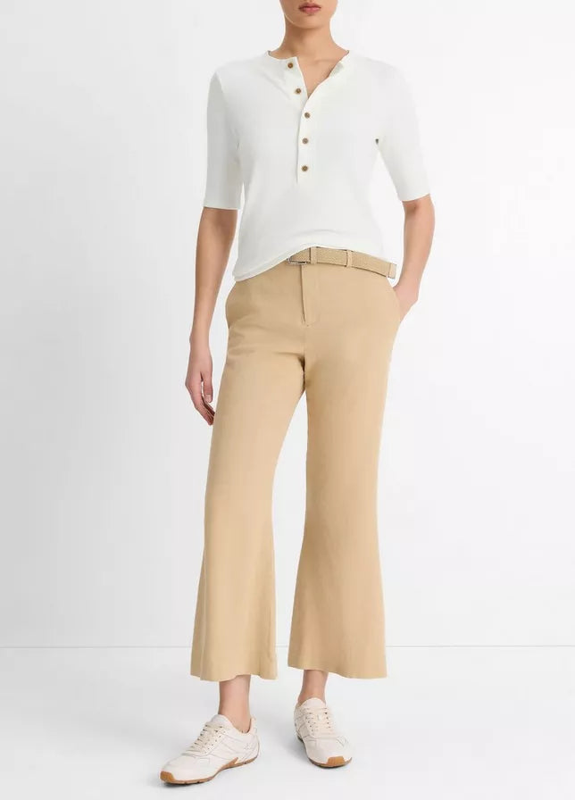 JERSEY ELBOW SLEEVE HENLEY