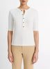 JERSEY ELBOW SLEEVE HENLEY