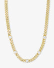 JULIAN 5 DIAMOND NECKLACE 16 INCH