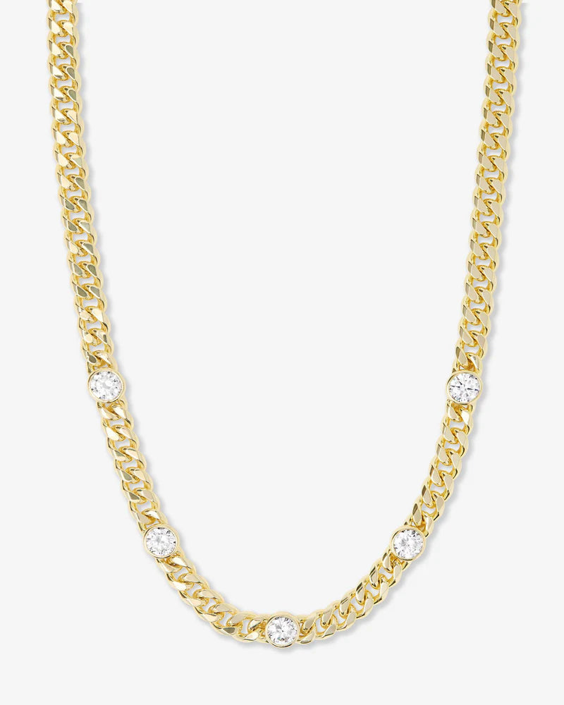 JULIAN 5 DIAMOND NECKLACE 16 INCH