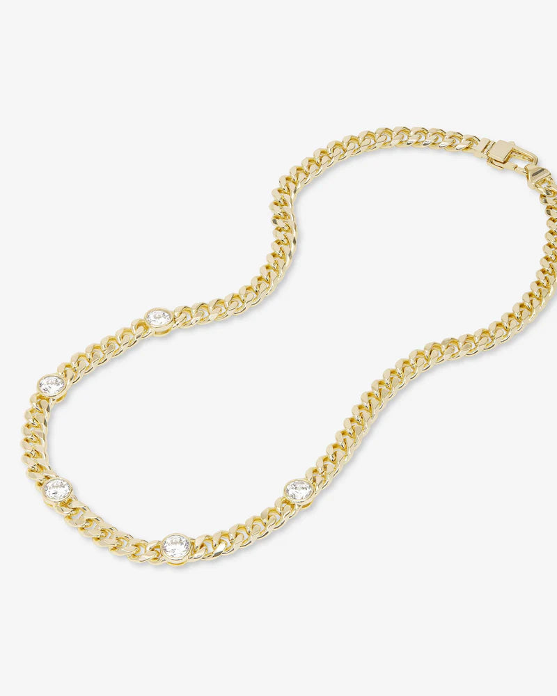 JULIAN 5 DIAMOND NECKLACE 16 INCH