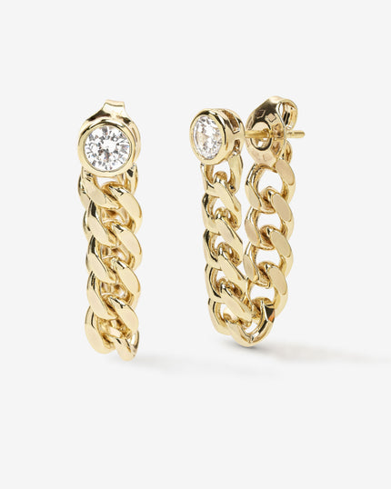 JULIAN SOFT CHAIN HOOPS
