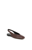 DARLINA LEATHER SLINGBACK FLAT