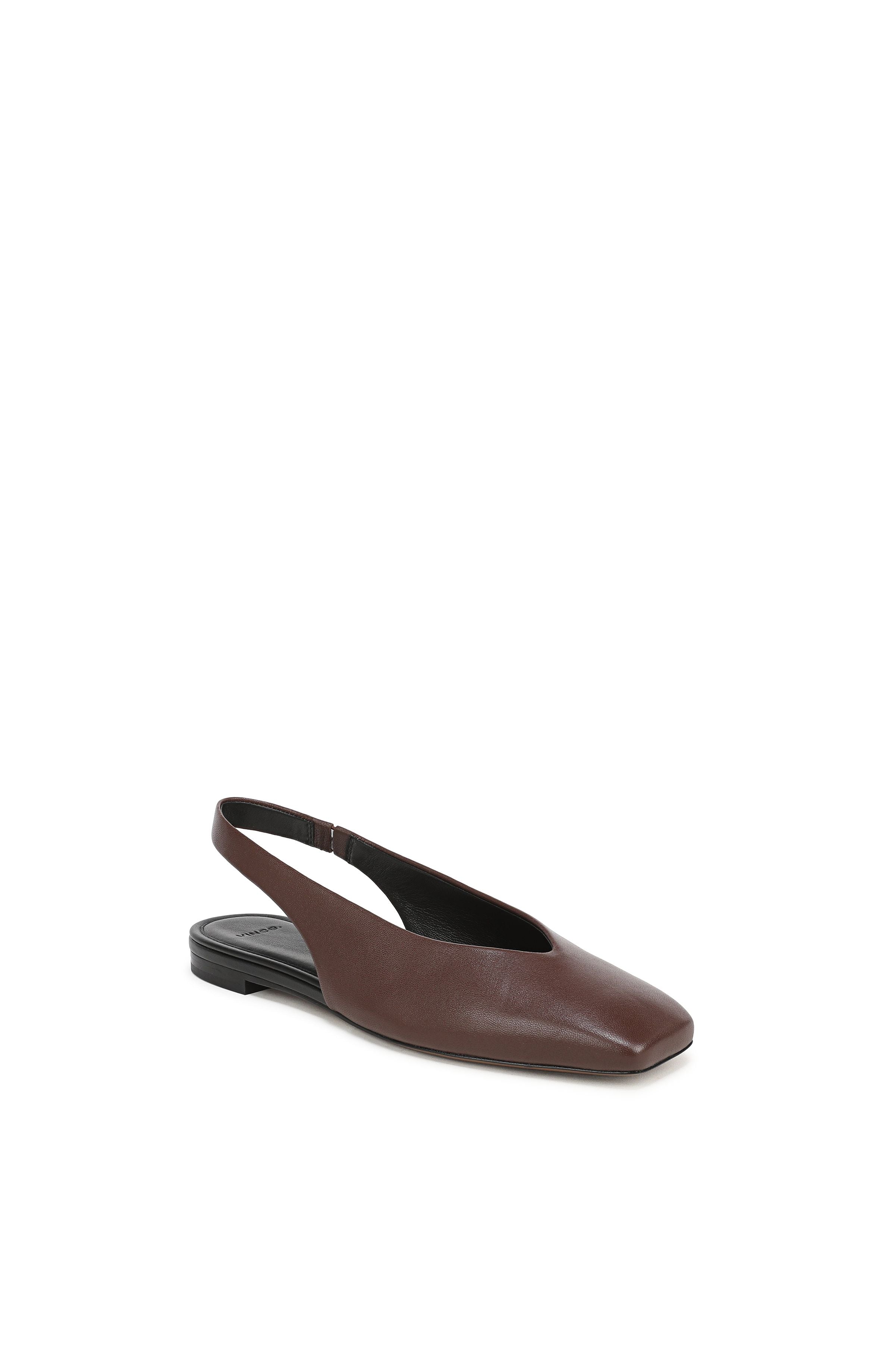 DARLINA LEATHER SLINGBACK FLAT