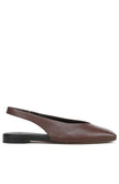 DARLINA LEATHER SLINGBACK FLAT
