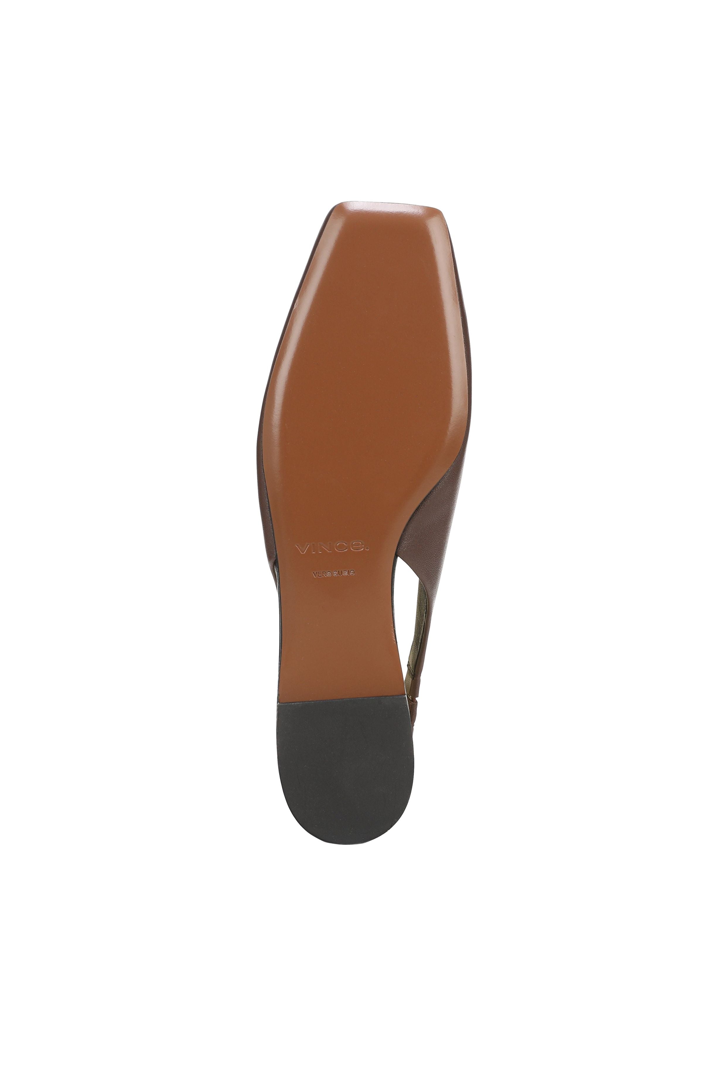 DARLINA LEATHER SLINGBACK FLAT