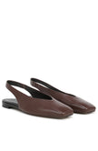 DARLINA LEATHER SLINGBACK FLAT