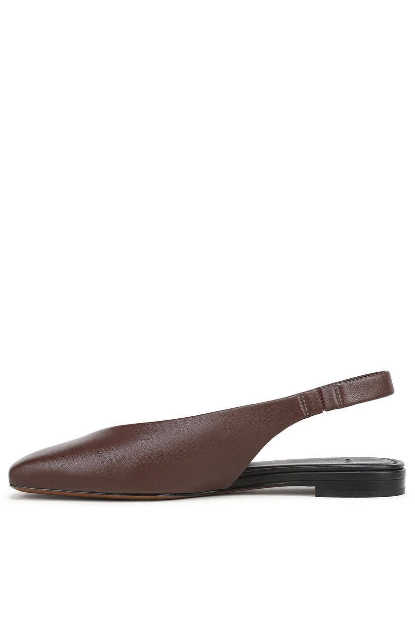 DARLINA LEATHER SLINGBACK FLAT