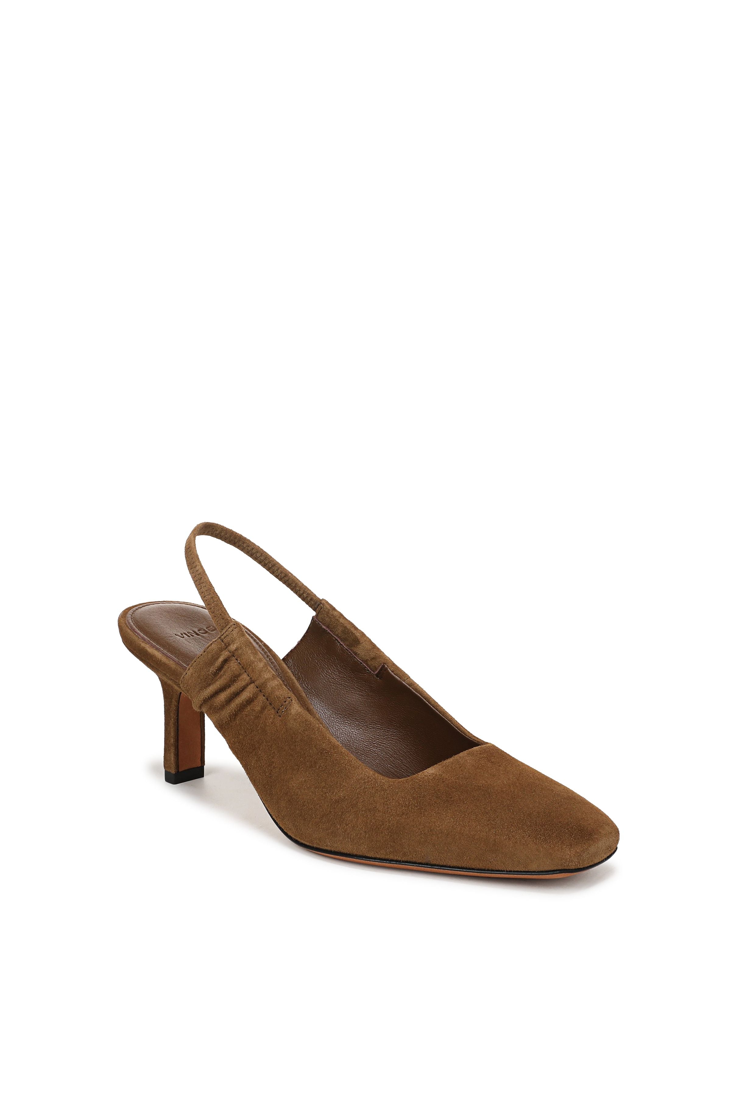 VENICE SUEDE SLINGBACK HEEL