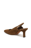 VENICE SUEDE SLINGBACK HEEL