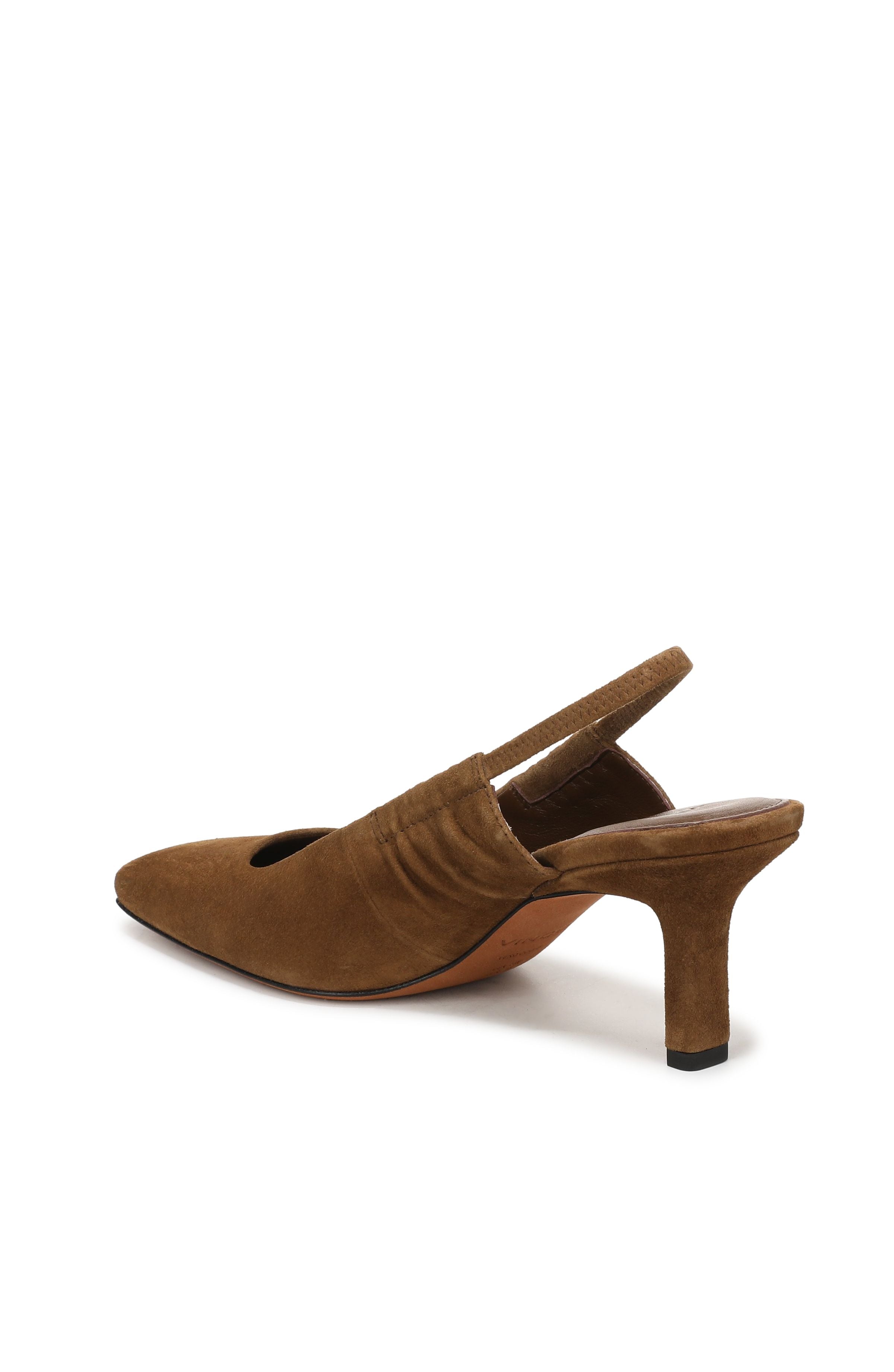 VENICE SUEDE SLINGBACK HEEL