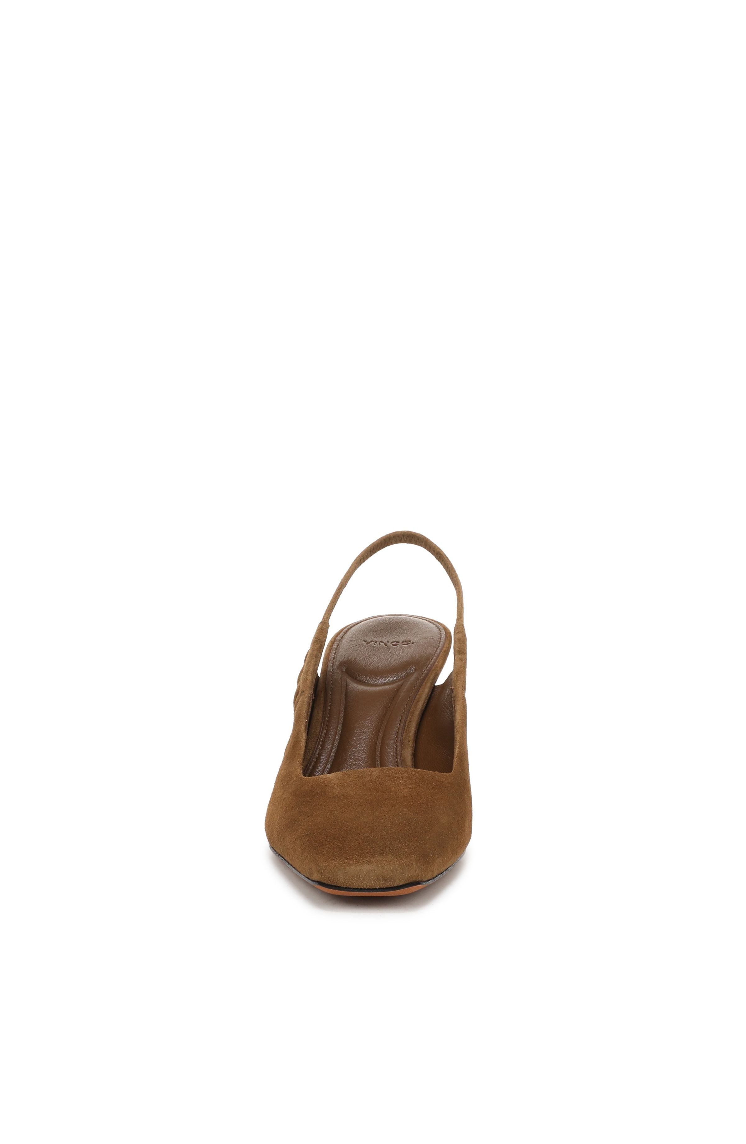 VENICE SUEDE SLINGBACK HEEL