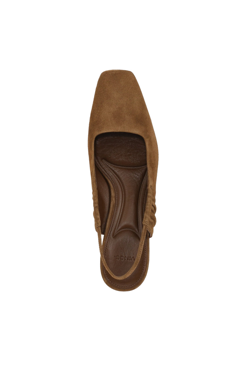 VENICE SUEDE SLINGBACK HEEL