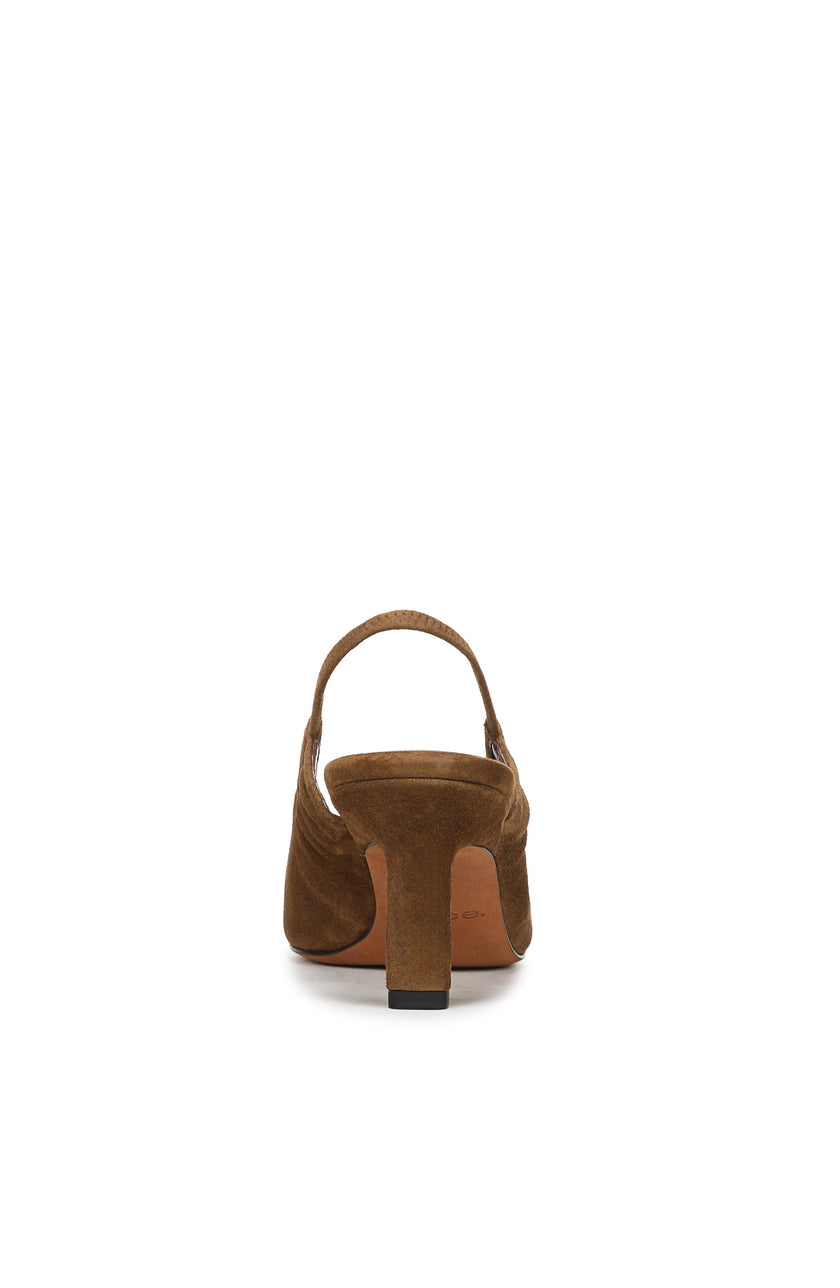 VENICE SUEDE SLINGBACK HEEL