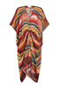 KNOT KAFTAN IN STRIPES