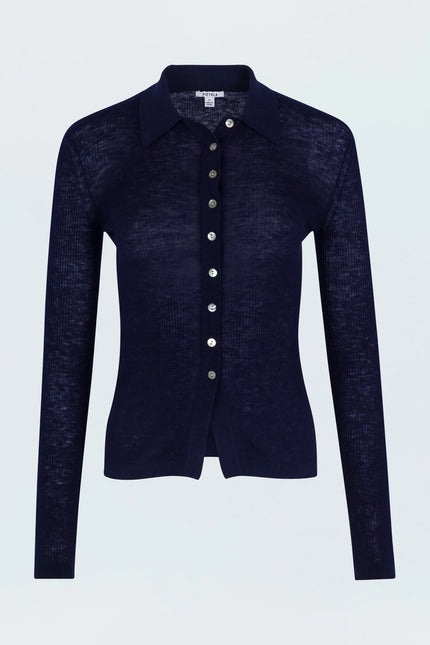 KOREY FITTED RIB CARDIGAN