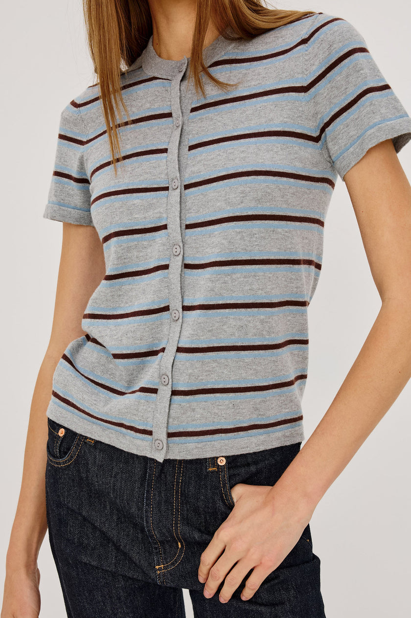 KYLIE TOP IN HEATHER SKY