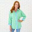 KATHERINE TOP GREEN AQUA