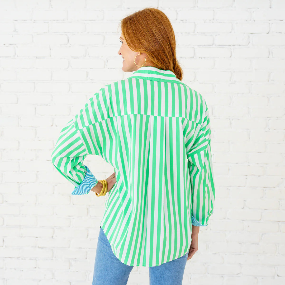 KATHERINE TOP GREEN AQUA