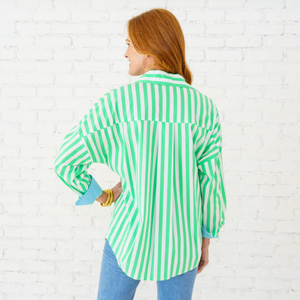 KATHERINE TOP GREEN AQUA