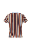KNOLL TOP IN METALLIC STRIPE