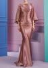 KOSHA1 IRIDESCENT VOILE GOWN