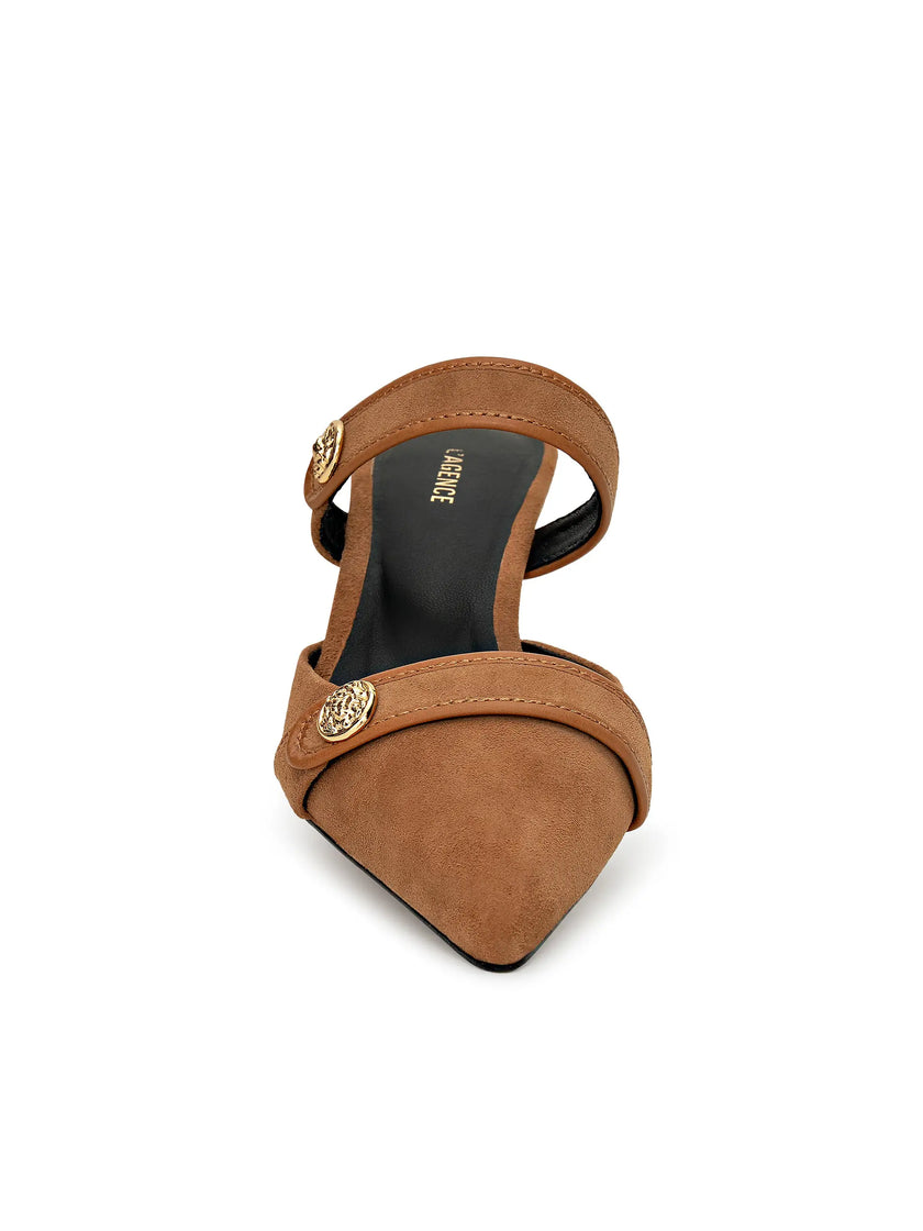 GILLIANE HEELED MULE
